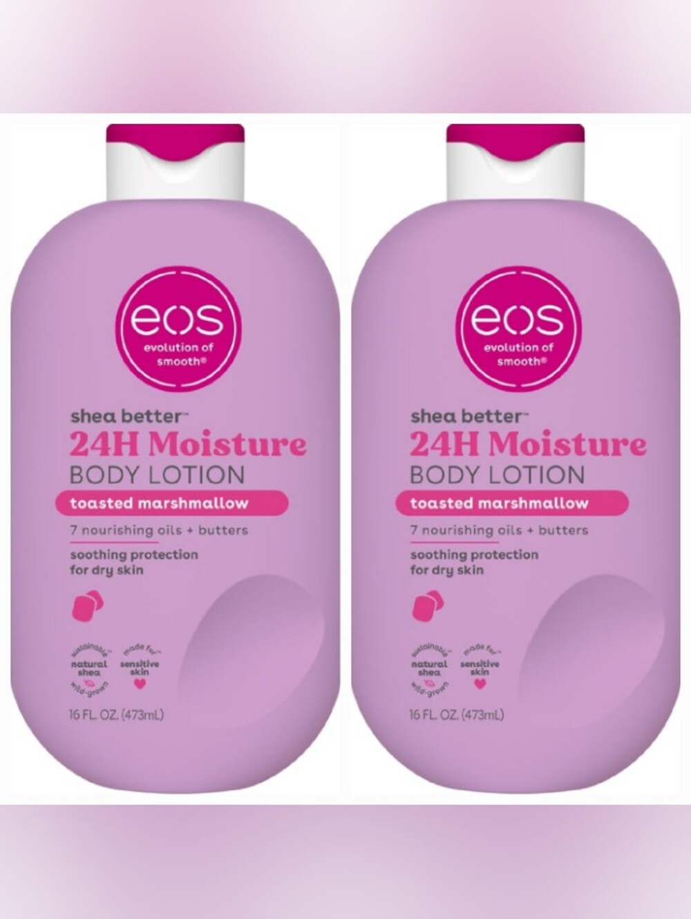 eos Toasted Marshmallow 24H Moisture Body Lotion